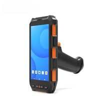 PDA portable Android 16 haute performance C6100 avec lecteur RFID, écran 5,5 pouces, scanner de codes-barres 2D pour la logistique d'entrepôt