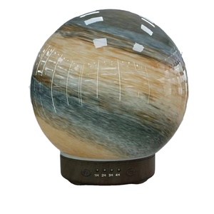 <span class=keywords><strong>Difusor</strong></span> de Aroma de cristal 3D, humidificador de planeta hermoso, Bola de Cerámica de cristal de 200ml, <span class=keywords><strong>difusor</strong></span> de Aroma de aceite esencial para el hogar, coche y oficina - Product Image 1
