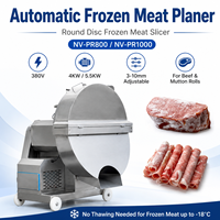 Mesin Pemotong Daging Beku Otomatis 200-600kg/jam Mesin Pemotong Gulungan Daging Stainless Steel untuk Hot Pot Daging Sapi Daging Kambing