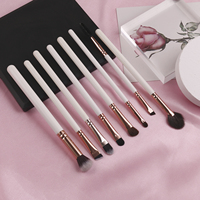 IPRESTA – Nouvelle Trousse Professionnelle de 15 Pinceaux de Maquillage pour Artistes, Compatible avec les Poudres Illuminatrices et les Correcteurs