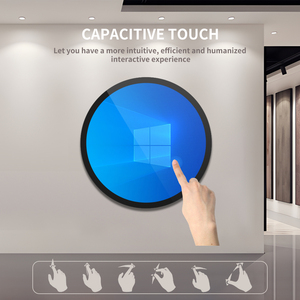 23.6 Inch <b>Wall</b> Mounted Round LCD <b>Display</b> Panel Digital Touch Circular <b>Display</b> Retail Store Advertising Player Digital Poster - Product Image 4