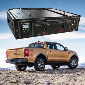 Cajón Modular Deslizable para Camioneta con Tanque de Agua y Estación de Energía Integrados, Compatible con <span class=keywords><strong>Ford</strong></span> Ranger T6 T7 T8 T9, Equipo de Camping Todoterreno - Product Image 1