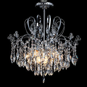 Lampadario in Cristallo K9 con Altezza Regolabile per Soggiorno, Sala da Pranzo e Camera da Letto, Design Moderno con Lampada a Sospensione <span class=keywords><strong>LED</strong></span> - Product Image 4