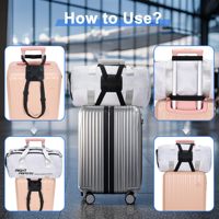Sangle élastique légère en nylon de couleur personnalisée pour valises et sacs à dos - Sangle de fixation durable, pratique et tendance