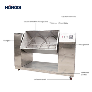 เครื่องผสมริบบิ้นคู่แบบปรับเอียงรูปตัวยูได้, เครื่องผสมผงอุตสาหกรรมสำหรับโรงงานเคลือบปุ๋ยเคมี - Product Image 3