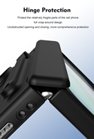Casing Pelindung Anti Jatuh Lipat Baru dengan Slot Penyangga Pena dan Engsel, Pelindung Penuh, Cocok untuk iPhone Duo Berkualitas Tinggi