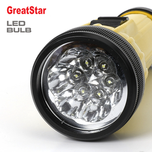 Giá Rẻ Xách Tay 2D Nhựa 6LED Đèn Pin Cầm Tay Torch Với Heavy Duty Khô Pin - Product Image 2