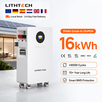 Onduleur hybride split pour batterie lithium LiFePO4 51.2V 300Ah 314Ah 15KWh avec BMS pour système solaire