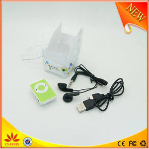 Lecteur MP3 portable étanche avec mini-clip métallique personnalisé pour la course en extérieur, la gym et l'entraînement – Appareil audio sportif - Product Image 4