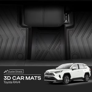 2019-2024 RAV4 Ensemble complet compatible avec les revêtements scannés au laser de précision 3D Tapis de voiture en caoutchouc tous temps par siège - Product Image 2