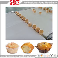 Ligne de production automatique de gâteaux en couches durables de haute qualité Machines de traitement de cupcakes Ligne de production de gâteaux à haute capacité