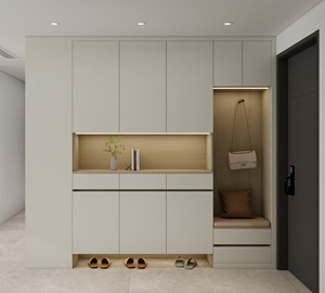 Armoire de rangement portable pour chaussures en bois massif blanc pour le salon, l'hôpital et l'hôtel-<span class=keywords><strong>Meubles</strong></span> à montage facile - Product Image 4
