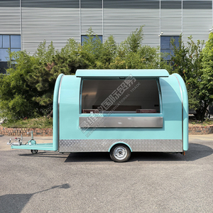 Camion de restauration rapide personnalisé de haute qualité, entièrement équipé, <span class=keywords><strong>remorque</strong></span> à hot dog et café en <span class=keywords><strong>vente</strong></span> à l'état neuf - Product Image 3