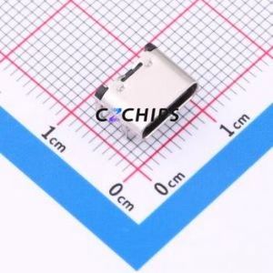 TYPE-C-316-6P USB Connector SMD Connector ( Connector Type: Type-C )( Gender: Female )( Mounting Type: Horizontal Mount ) - Product Image 1