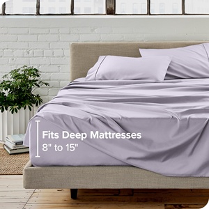 Ensemble de <span class=keywords><strong>literie</strong></span> 3 pièces, poche profonde, extra doux, double brossage, 1800 fils, résistant à la décoloration, en microfibre - Product Image 5