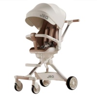 Nouveau Landau Pliable 3-en-1 Poussette de Luxe pour Bébé, Chariot de Voyage, Siège Auto Portable et Poussette Double