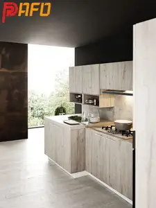 लक्जरी लाह फर्नीचर कस्टम मॉड्यूलर आधुनिक डिजाइन रसोई अलमारियाँ