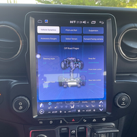 Lecteur DVD multimédia de voiture Android avec navigation GPS, écran tactile vertical de style Tesla pour Jeep Wrangler JL 2018-2023