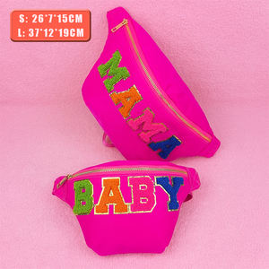 Personnalisable S/M Jeux Nylon Ceinture Sac Mignon Nylon Fermeture Éclair Stock Multi Couleurs Taille Sacs Sling Fanny Pack Filles - Product Image 4