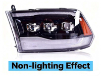 Phares LED modifiés pour Dodge Ram 2009-2018, phares LED DRL, clignotants, feux de route, 12V
