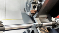 Tour CNC à double broche DONGS TCK600DYSTwin avec outillage motorisé et sous-broche de traitement