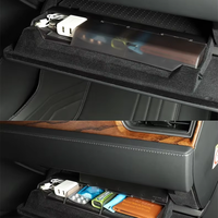 Boîte de rangement pour boîte à gants de qualité supérieure pour T-esla Model X/S Custom Fit Interior Organizer