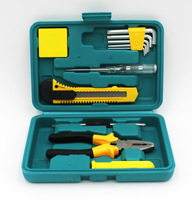 Ensemble d'outils à main de réparation automobile à domicile Portable ensemble de tournevis combinés de boîte à outils de matériel de voiture en acier comprend un étui Design portable