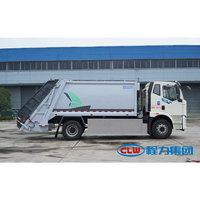 Camion compacteur de déchets électrique à montage arrière, camion à ordures compactées, transmission manuelle, pompe et boîte de vitesses entièrement électriques