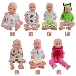 Realista 1:1 Ratio completo silicona <span class=keywords><strong>Reborn</strong></span> bebé 45Cm boca abierta completo sólido silicona <span class=keywords><strong>Reborn</strong></span> Baby Doll suave bebé niña niño Juguetes - Product Image 4