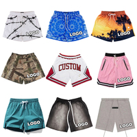 Shorts de sport décontractés personnalisés pour hommes, en coton, pour la plage, la gym, l'été, en maille, pour le basketball, la course à pied, shorts pour hommes