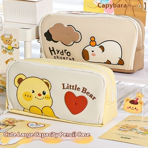 Trousse à crayons en tissu grande capacité de haute qualité pour filles, étui de papeterie simple et original, sans chocs, marque <span class=keywords><strong>Sentance</strong></span> - Product Image 2