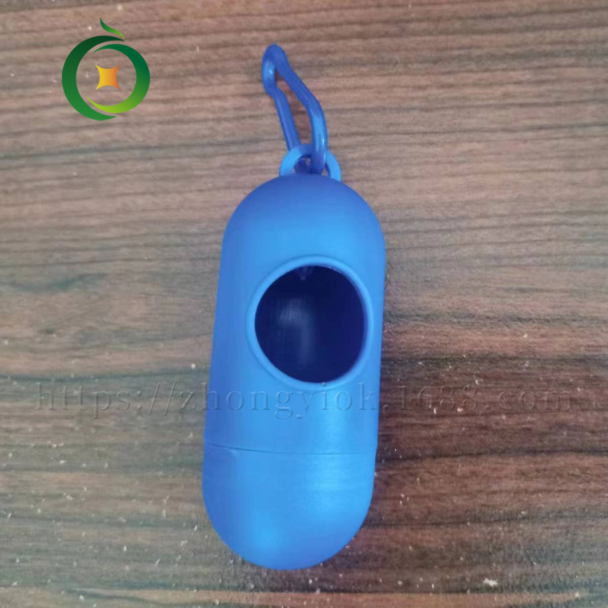 Distributeur de capsules bleu foncé