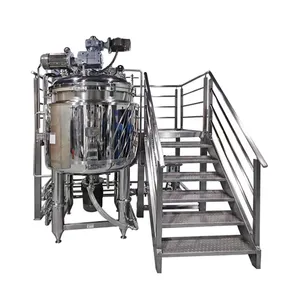 Liquid soap cosmetic high speed shear mixer homogenizer emulsifying emulsifier tank making machine