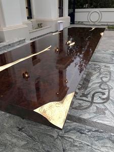 Luxury Boca Do Lobo Style <b>Dining</b> <b>Table</b> Modern Designer Marble <b>Top</b> <b>Dining</b> <b>Table</b> Handmade High-End Furniture - Product Image 2