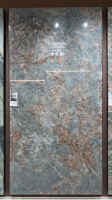 Dalles de pierre frittée imperméables à texture de pierre de luxe 1600*3200mm pour la décoration murale extérieure haut de gamme des KTV, bars et clubs
