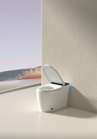 Siège de toilette intelligent 809 avec pression d'eau illimitée, accessoire de salle de bain intelligent fourni par l'usine, contrôle du chauffage du siège