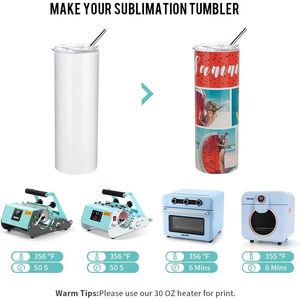 White Stainless Steel Vacuum Tumblers 20 Oz 6-12 Hours Thermal Insulation Boiling Water Safe Portable <b>Lids</b> <b>Straws</b> for Travel - Product Image 4