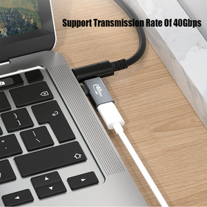 UT-đoàn kết di động usb4 loại cm/CF 90 độ Adapter đầy đủ chức năng 8K 40Gbps pd100w Bộ chuyển đổi kết nối USB Type-C Bộ chuyển đổi - Product Image 3