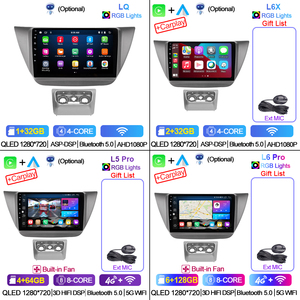 Lehx PRO 8 <span class=keywords><strong>core</strong></span> QLED DSP xe đài phát thanh đa phương tiện <span class=keywords><strong>Player</strong></span> cho Mitsubishi Lancer 9 CS 2000-2010 2 DIN Android 12 Carplay stereo GPS - Product Image 4