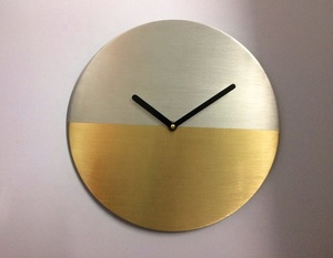 Large Minimal Metal Wall Clock - Product Image 1