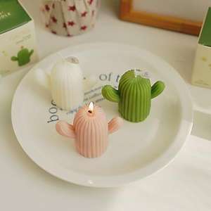 Candela nordica minimalista <span class=keywords><strong>Cactus</strong></span> aromatica da conservare <span class=keywords><strong>Mini</strong></span> barattolo e decorazione ornamento da salotto artigianato candela profumata - Product Image 1