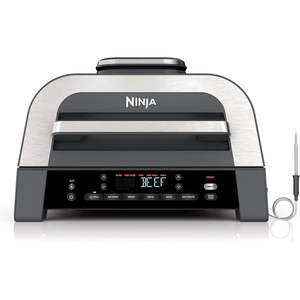 Ninja DG551 Foodi Smart XL, Parrilla y Freidora de Aire 6 en 1 para Interiores con Termómetro Cerámico, 1760W - Asar, Hornear, Grill, Deshidratar - Product Image 1