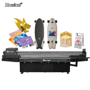 Baosiwei 광저우 중국 UV UV 주도 하이브리드 프린터 2.5m 3.2m 대형 포맷 비닐 배너 포스터 잉크젯 플로터 프린터