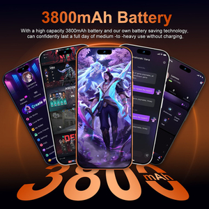 Nuevo Teléfono Inteligente I17 Pro Max de 6.6 Pulgadas HD+ 4G |   MTK6763 4GB+64GB |   Cámara de 2MP+13MP |   Teléfonos Móviles con Desbloqueo Facial y por Huella Dactilar - Product Image 5