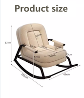 Chaise paresseuse inclinable de ménage pour se détendre bébé enfants adulte coloré canapé inclinable simple chaise nordique moderne pour chambre à coucher hôtel