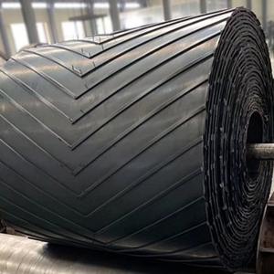 Produsen Cina EP400/4 Chevron pola sabuk konveyor C5 V tinggi 5mm sabuk karet layanan pemrosesan Molding - Product Image 3