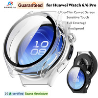 Étui de protection d'écran incurvé pour Huawei Watch 6, 46mm, couverture Ultra-mince en verre trempé pour Huawei Watch 6 Pro