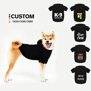 Großhandel günstig mehrfarbig Hund weiches Fleece warmes Haustier individueller Hoodie einfarbige Hundekleidung