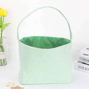 Nuova Borsa Regalo Pasquale in Tessuto Saurerucker con Ricamo a Forma di Uovo, Decorazione per Cesto Pasquale, Contenitore per Bambini in Poliestere - Product Image 4