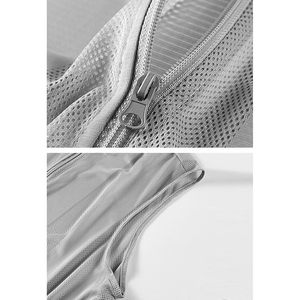 FOXA <b>Men's</b> Summer Lightweight Breathable Mesh Zip <b>Vest</b> Cycling Travel Outdoor Sports <b>Vest</b> XL - Product Image 6